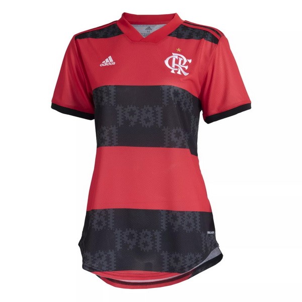 Tailandia Camiseta Flamengo 1st Mujer 2021-2022 Rojo Negro